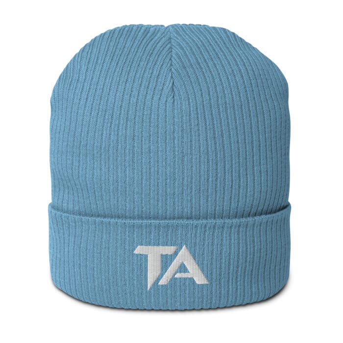 Titan Analytics Organic Ribbed Beanie - Image 3