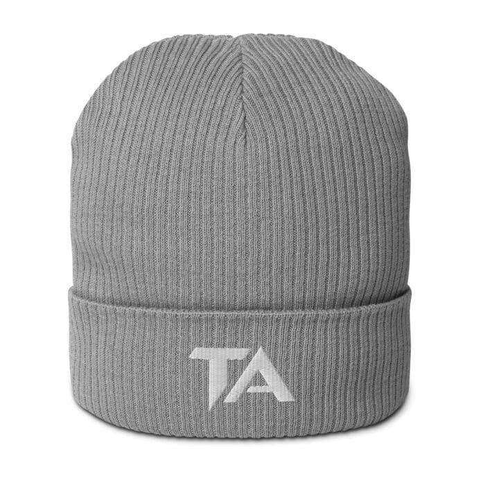 Titan Analytics Organic Ribbed Beanie - Image 4