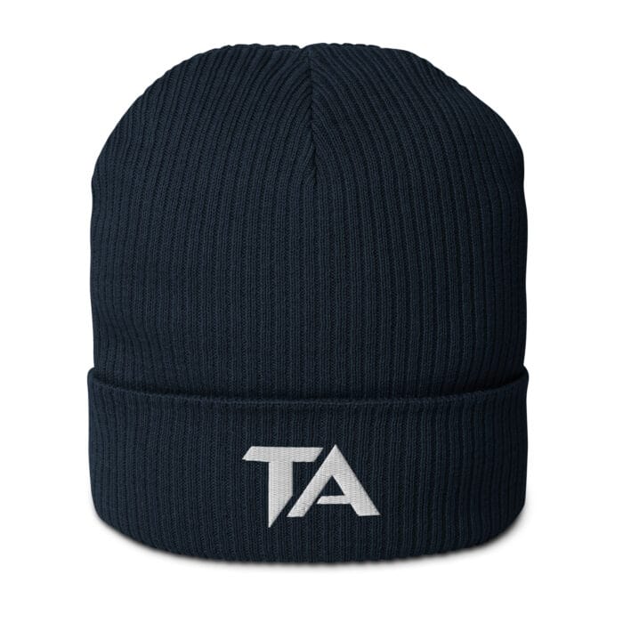 Titan Analytics Organic Ribbed Beanie - Image 2